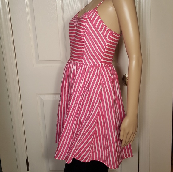 Vertigo Candy Stripe 100% Cotton Dress - Picture 3 of 8
